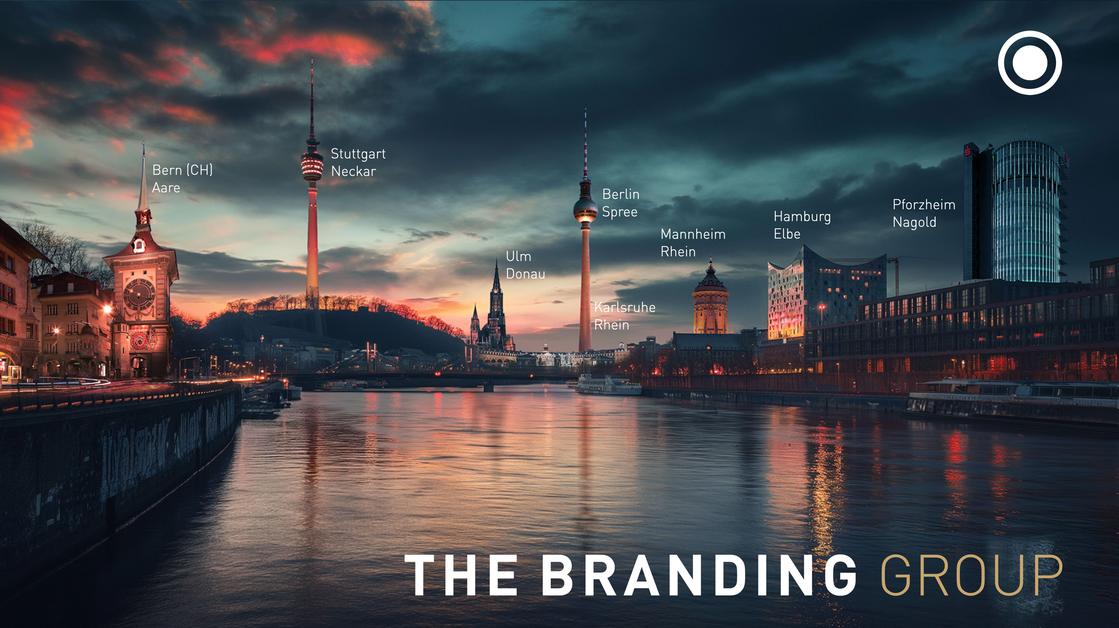 Die Standorte von The Branding Group